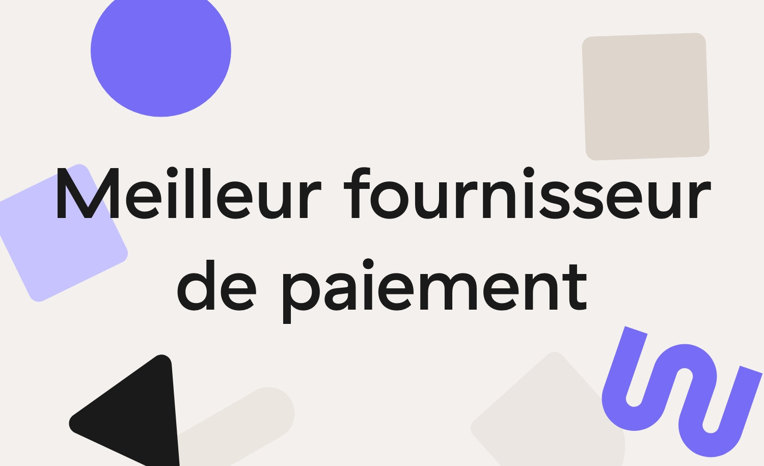 Meilleur fournisseur de paiement sur Shopify (2024)