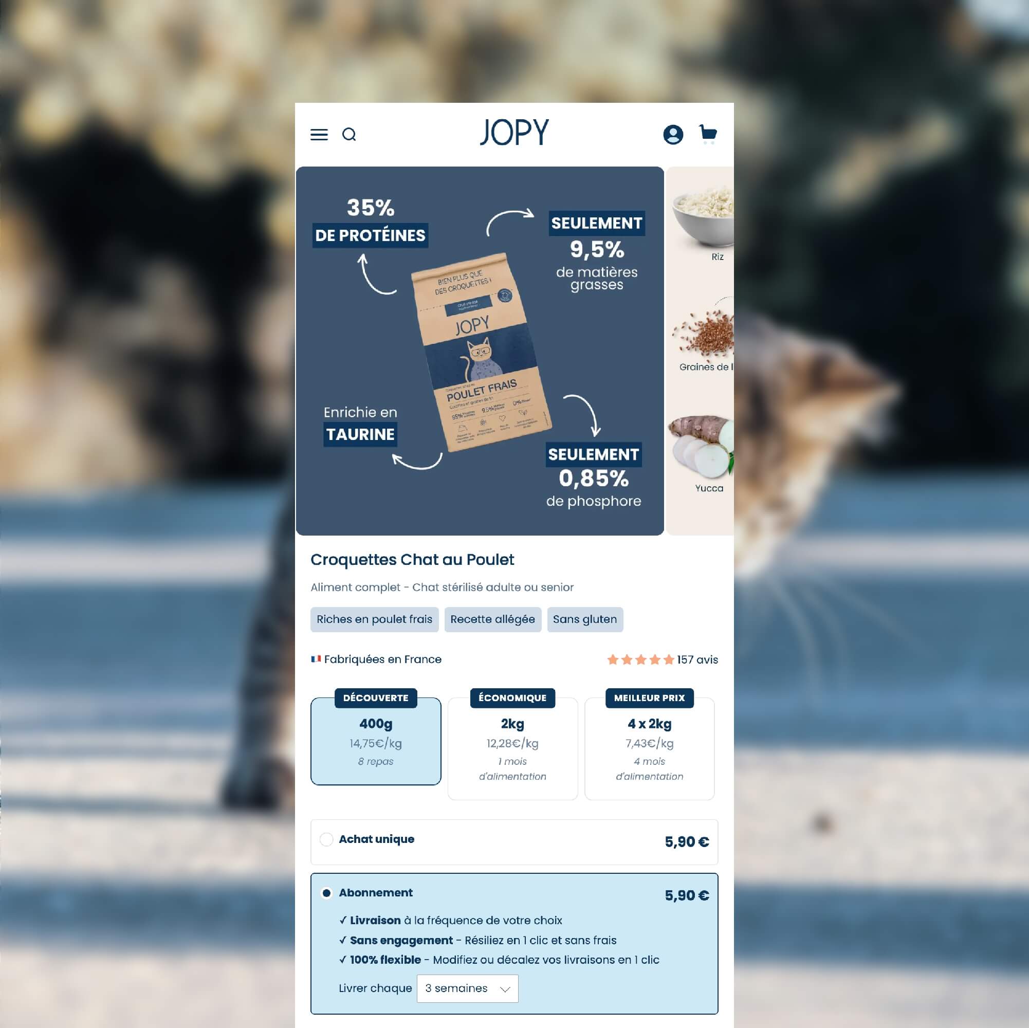 Exemple realisation expert Shopify Jopy