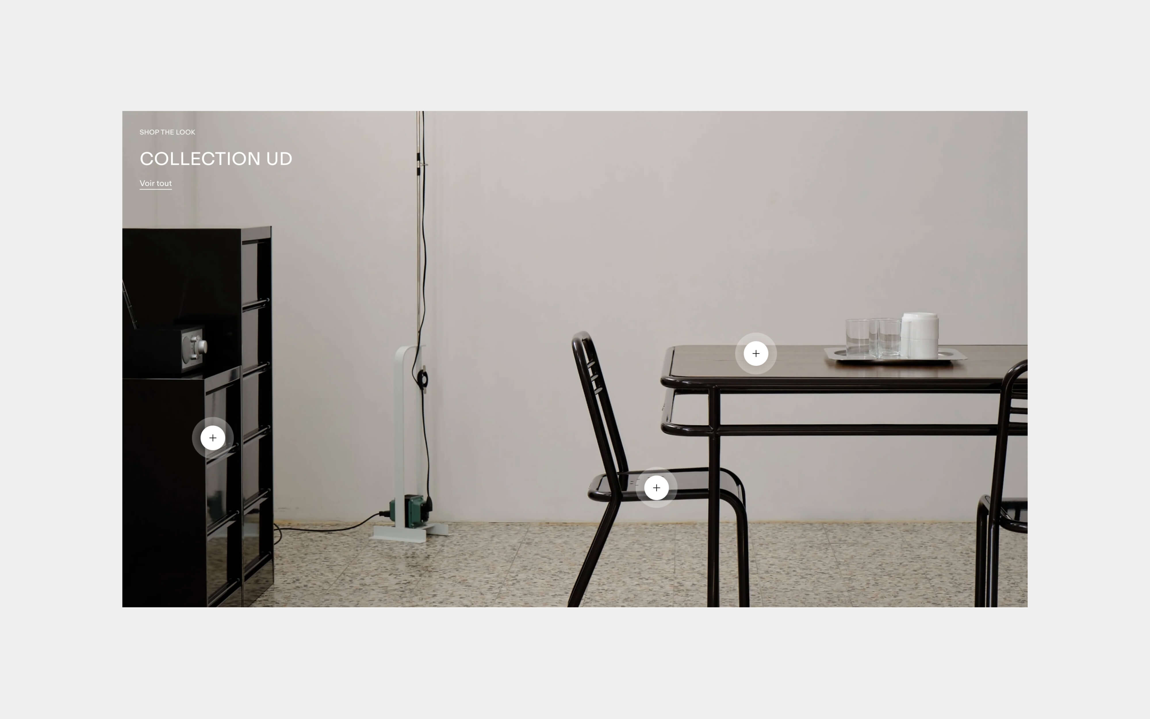 Section shop the look refonte Shopify Tolix 